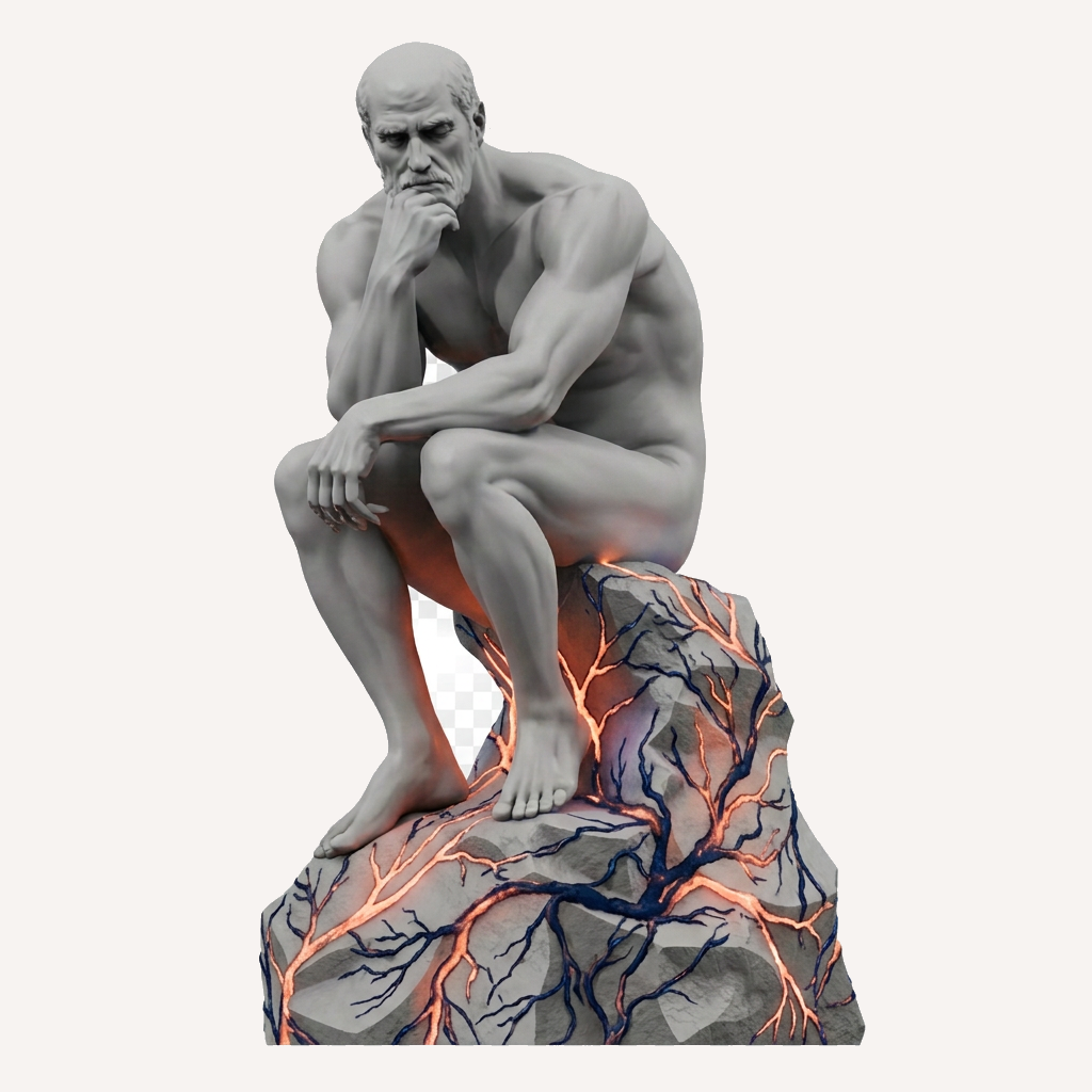 The Thinker statue